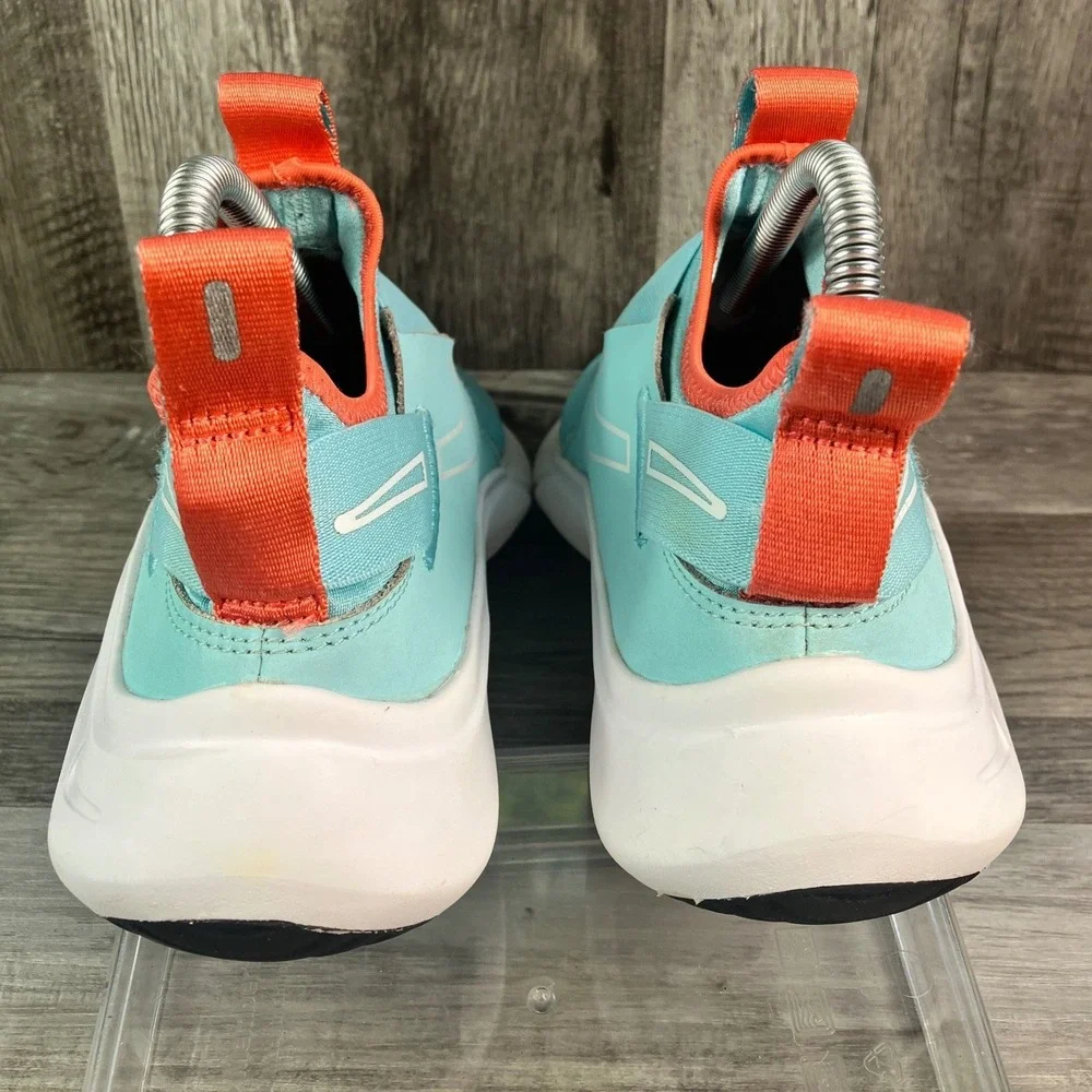 Nike Flex Plus GS Glacier Blue Orange Running Shoes CW7415-402 Youth Size 4Y